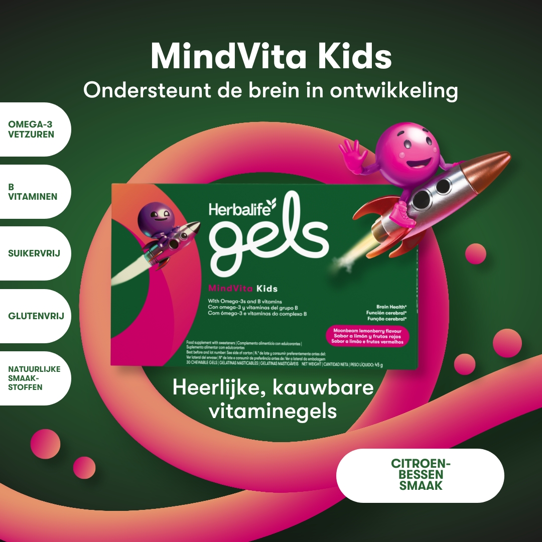 Herbalife Gels MindVita Kids Citroen-Bessen - 30 kauwbare gels - Afbeelding 2